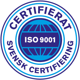 Certifierat ISO 9001